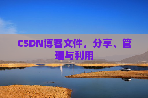 CSDN博客文件，分享、管理与利用